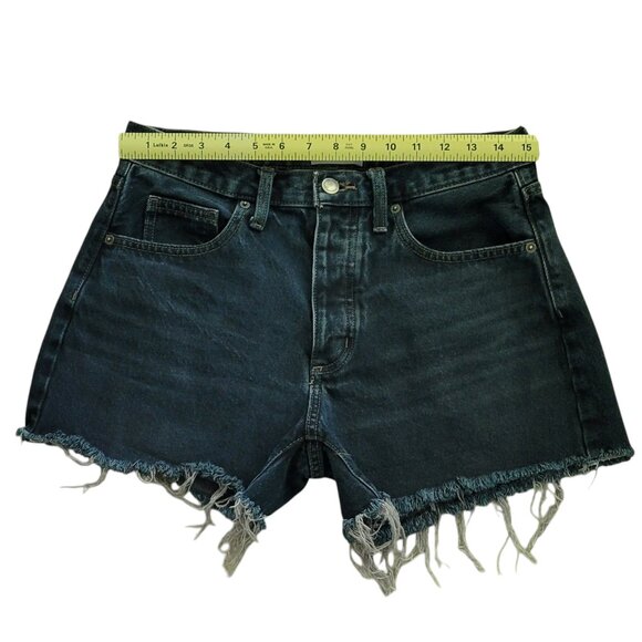 Universal Thread 90s Baggy Short Denim Jean Cut Off Button Fly Shorts Sz 4 - Picture 6 of 10